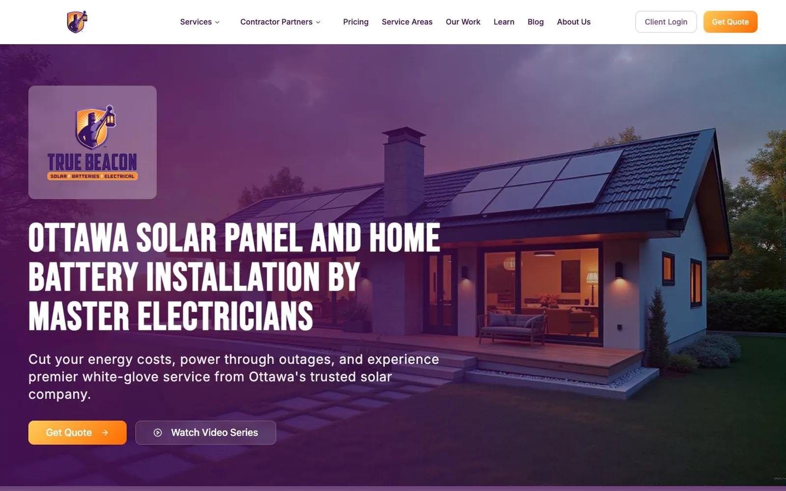 True Beacon website